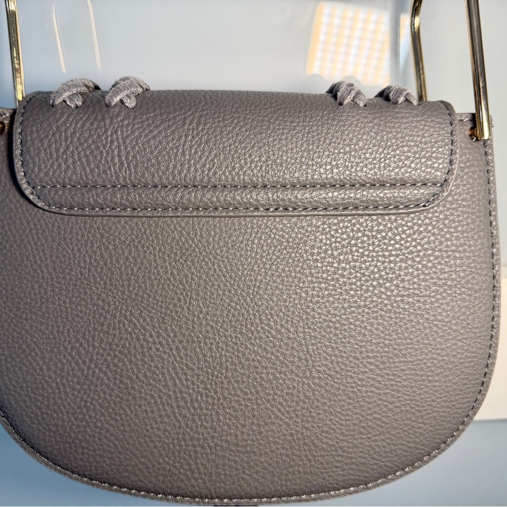 Elegant Gray Braided Tassel Shoulder Bag - Picture 4 of 7